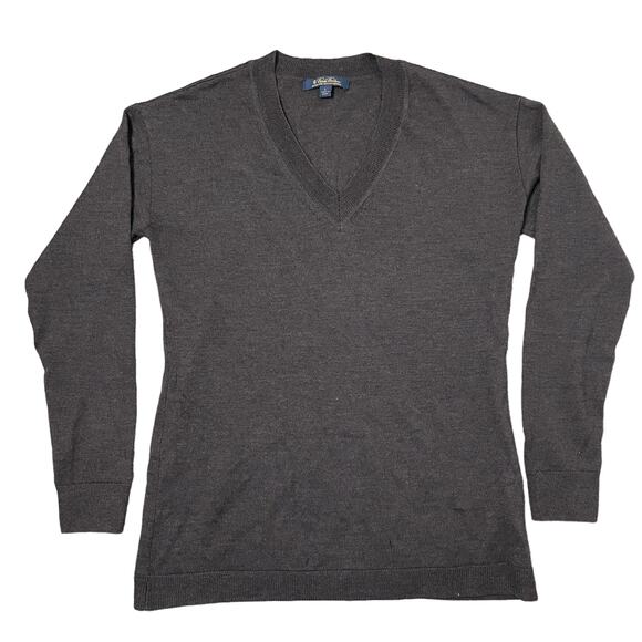 Brooks Brothers Mens Brown Italian Merino Wool Sweater Size L - Picture 1 of 7